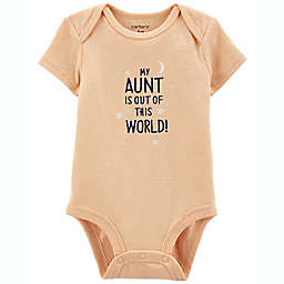 carter's® My Aunt Is Out Of This World Bodysuit in Yellow