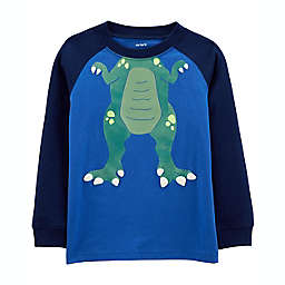 carter's® Dino Raglan Long Sleeve Shirt in Blue