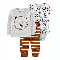 carter's® Size 24M 3-Piece Tiger Sweater Set in Grey