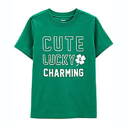 carter's® "Cute Lucky & Charming" Jersey T-Shirt in Green