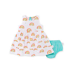 Burt's Bees Baby® Size 18M 2-Piece Sunset Rainbow Dress and Diaper Cover Set
