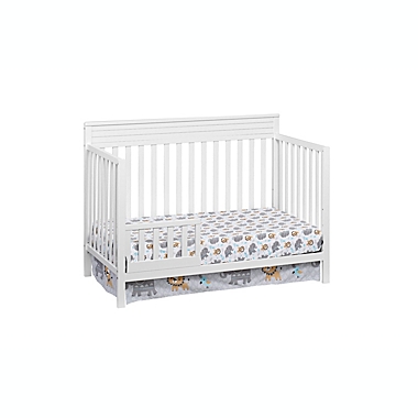 Oxford Baby Skyler 4-in-1 Convertible Crib in Snow White. View a larger version of this product image.