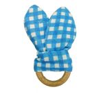 Alternate image 4 for H for Happy&trade; Gingham Plaid Bunny Ears Napkin Rings in Tonal (Set of 4)