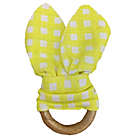 Alternate image 3 for H for Happy&trade; Gingham Plaid Bunny Ears Napkin Rings in Tonal (Set of 4)