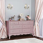 Alternate image 2 for evolur&trade; Aurora 7-Drawer Double Dresser in Dusty Rose
