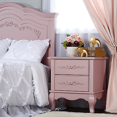 evolur&trade; Aurora Nightstand in Dusty Rose. View a larger version of this product image.