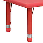 Alternate image 2 for Flash Furniture Rectangular Activity Table in Red