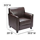 Alternate image 2 for Flash Furniture 32.25-Inch Leather Reception Chair