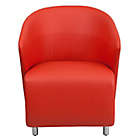 Alternate image 1 for Flash Furniture 32.25-Inch Leather Curved Reception Chair