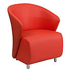 Alternate image 0 for Flash Furniture 32.25-Inch Leather Curved Reception Chair