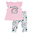 Alternate image 0 for Start-Up Kids&reg; 2-Piece &quot;Mommy&#39;s Pot of Gold&quot; Top and Pant Set in Pink