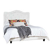 Leffler Home Allure Queen Upholstered Panel Bed in White