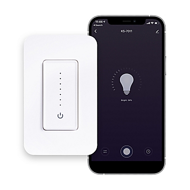 JONATHAN Y Smart Lighting Touch/Slide Dimmer Switch with WiFi Remote App Control. View a larger version of this product image.