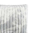 Alternate image 2 for UGG&reg; Polar Marble Square Throw Pillow in Glacier Grey
