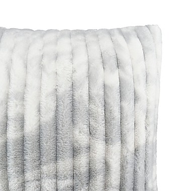 UGG&reg; Polar Marble Square Throw Pillow in Glacier Grey. View a larger version of this product image.