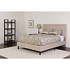 Alternate image 1 for Flash Furniture Roxbury Twin Upholstered Platform Bed with Mattress in Beige