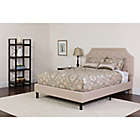 Alternate image 1 for Flash Furniture Brighton Twin Upholstered Platform Bed with Mattress