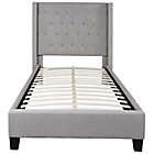 Alternate image 3 for Flash Furniture Riverdale Twin Platform Bed in Light Grey