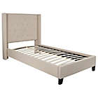 Alternate image 0 for Flash Furniture Riverdale Twin Upholstered Platform Bed in Beige