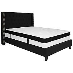 Flash Furniture Riverdale Upholstered Platform Bed with Mattress