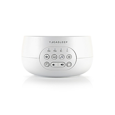 Yogasleep&reg; Dreamcenter Sound Machine and Night Light in White. View a larger version of this product image.