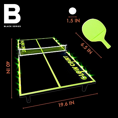 Black Series LED Glow Play Table Tennis Game. View a larger version of this product image.