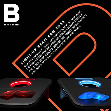Black Series LED Game Bean Bag Toss Game. View a larger version of this product image.