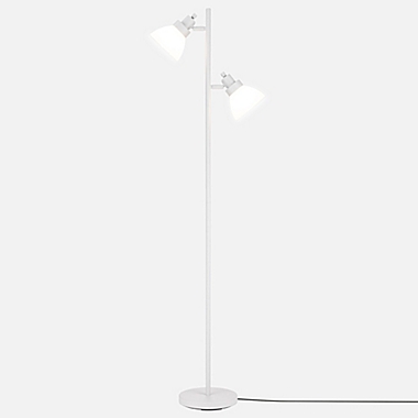 Simply Essential&trade; Spotlight 2-Light Floor Lamp in Cool Grey. View a larger version of this product image.