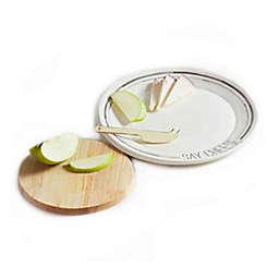 Mud Pie® 2-Piece Cheese Plate & Board Set in White