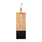 Mud Pie&reg; Mango Wood Cheese Board in Black