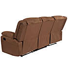 Alternate image 6 for Flash Furniture Harmony Reclining Sofa in Chocolate Brown
