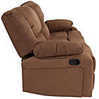 Alternate image 5 for Flash Furniture Harmony Reclining Sofa in Chocolate Brown
