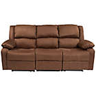 Alternate image 4 for Flash Furniture Harmony Reclining Sofa in Chocolate Brown