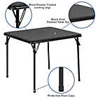 Alternate image 7 for Flash Furniture 5-Piece Kids Folding Table and Chair Set in Black