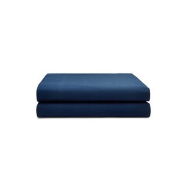 Lauren Ralph Lauren Sloane 200-Thread-Count Organic Cotton California King Sheet Set in Navy. View a larger version of this product image.