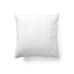 Lauren Ralph Lauren Textured Stripe European Pillow Sham in White