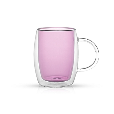 JoyJolt&reg; Aroma 13.5 oz. Glass Mugs (Set of 4). View a larger version of this product image.