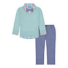 Alternate image 0 for Beetle &amp; Thread&reg; Size 3T 4-Piece Dog Sweater Set in Mint/Chambray
