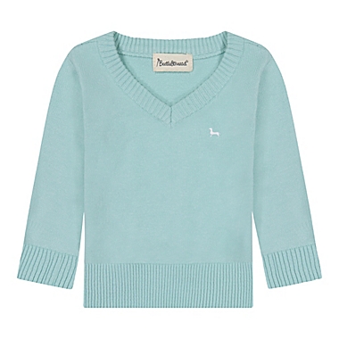 Beetle &amp; Thread&reg; Size 3T 4-Piece Dog Sweater Set in Mint/Chambray. View a larger version of this product image.
