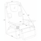 Alternate image 1 for Ostrich&reg; Altitude 3-in-1 Adjustable Beach Chair in Blue