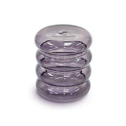 Wild Sage™ Glass Rings Covered Jar in Purple