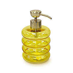 Wild Sage™ Glass Rings Lotion Dispenser in Yellow