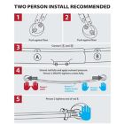 Alternate image 4 for TITAN&trade; Stainless Steel Dual Install Double Curved Shower Rod in Brushed Nickel