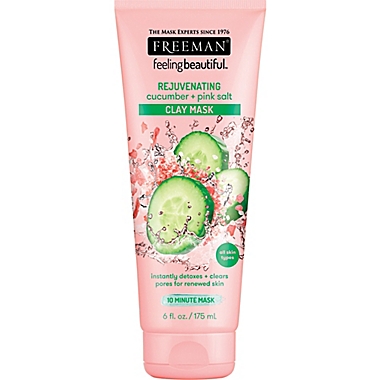 Freeman&reg; Face 6 oz. Rejuvinating Cucumber and Pink Salt Clay Mask. View a larger version of this product image.