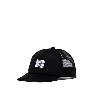 Herschel Supply Co. Size 6-12M Baby Whaler Mesh Hat in Black. View a larger version of this product image.