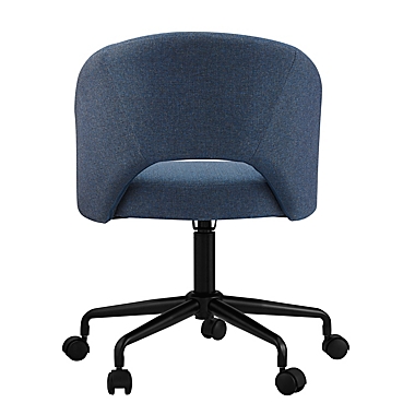 Studio 3B&trade; Fashion Desk Chair in Navy/Black. View a larger version of this product image.