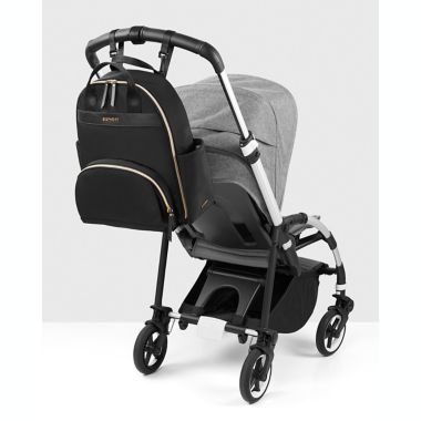 SKIP*HOP&reg; Envi-Luxe Backpack Diaper Bag in Black. View a larger version of this product image.