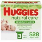 Alternate image 0 for Huggies&reg; Natural Care&reg; 528-Count Fragrance-Free Baby Wipes