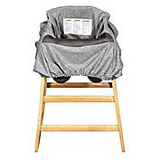 Boppy&reg; Antibacterial Compact Shopping Cart and High Chair Cover in Grey