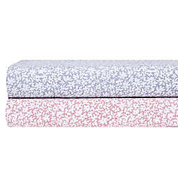 Wild Sage™ Daisy Scatter Brushed Cotton Percale 300-Thread-Count Sheet Set